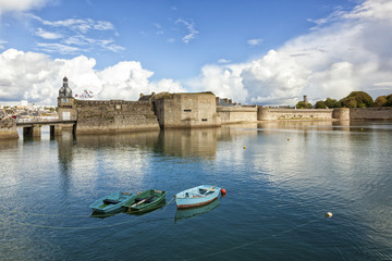 Walled city at Concarneau, Brittany