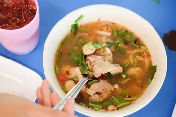 Hot and spicy pork bone