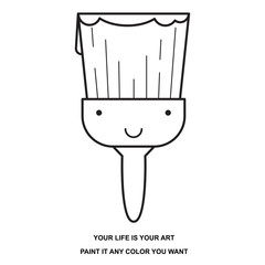 Coloring page. Vector illustration.