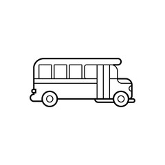 School bus vector icon