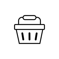 Shopping cart vector icon