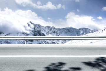 Fototapeta premium winter road 