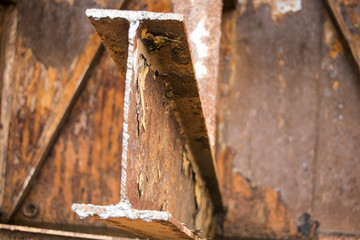 Rust from old ship
