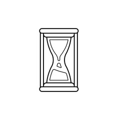 Sand watch vector icon