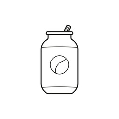 Jam jar vector icon
