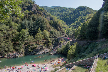 Travelling in France, Ardèche Landscape, France 