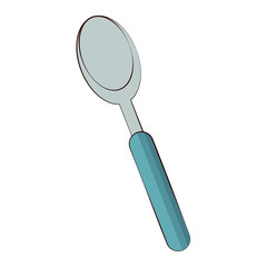 spoon cutlery icon image vector illustration design 