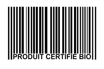 Code barres produit certifié bio 