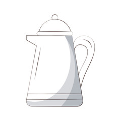 tea kettle icon image vector illustration design 