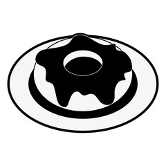  Delicious donut dessert icon vector illustration graphic design