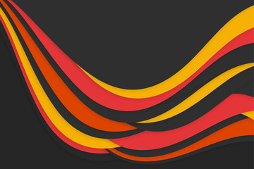 Dark hot color tone presentation modern business background