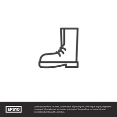 Boot vector icon
