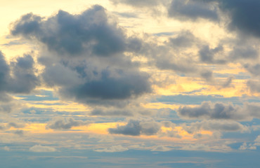 beautiful sky with clouds background.
