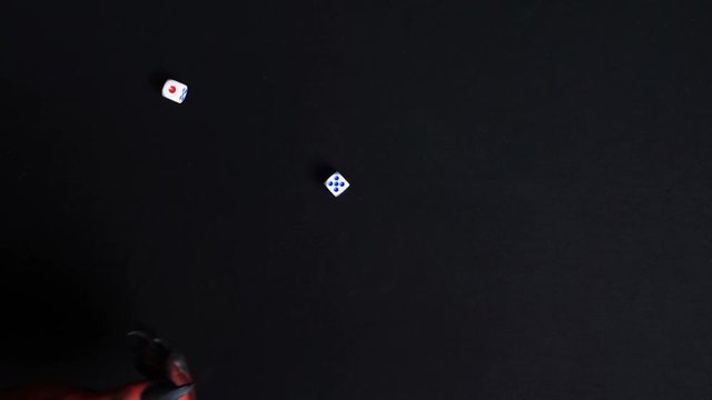 The hand of the devil throws the dice.