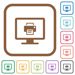 Print screen simple icons