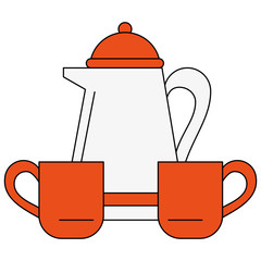 Delicious coffee drink icon vector illustration graphic design