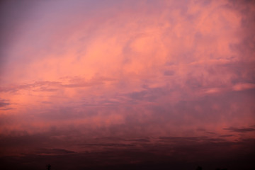 sunset sky