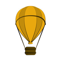 Fototapeta premium hot air balloon icon image vector illustration design 