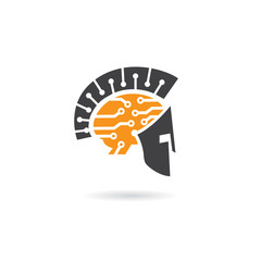 Spartan brain logo