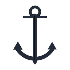 anchor nautical icon image vector illustration design 