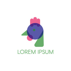 Chicken icon design