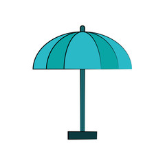 Fototapeta premium parasol or umbrella icon image vector illustration design 