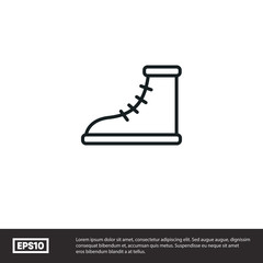 Boot vector icon