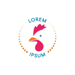 Chicken icon design