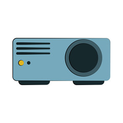 video projector icon image vector illustration design 