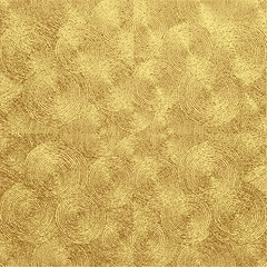 Gold color pattern with circles