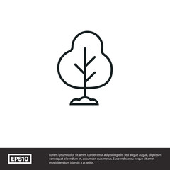 Tree vector icon