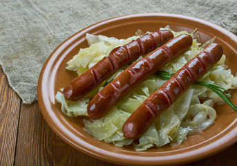 Sausage Cabbage Potato Casserole
