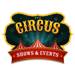 Retro Circus Banner