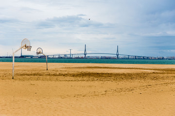 Baloncesto deporte en playa