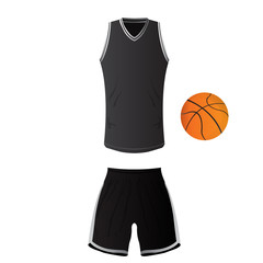 Isolated basketball uniform on a white background, Vector illustration