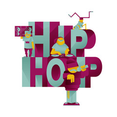 HIP HOP MUSICIANS LETTERING.
collection of musicians and musical styles.
