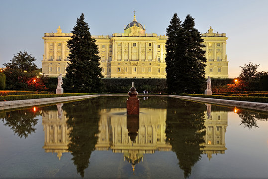 Royal Palace in Madrid, Spain