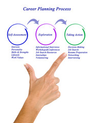 Diagram of Career Planning Process.
