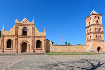 Obraz premium Jesuit Mission church in San Jose de Chiquitos, Bolivia
