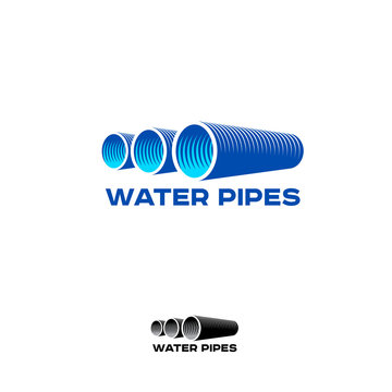  Pipes Logo & Branding Identity. Corporate vector logo design template Isolated on a white background.