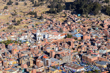 Copacabana from Calvary Hill, Bolivia