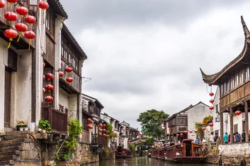 Foto auf Leinwand Suzhou Altstadt © Angelika Bentin