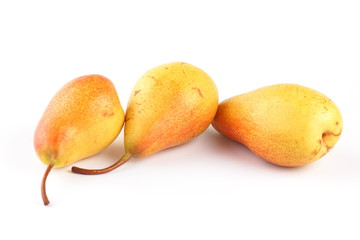 Pear on white background isolated for designer