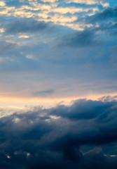 Fototapeta na wymiar Expressive clouds and sky