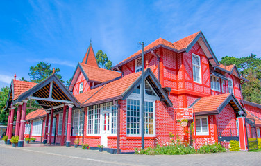 Post office building in Nuwara Eliya, Sri Lanka