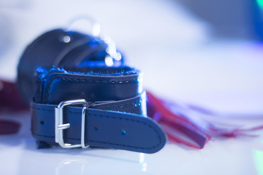 Bondage sex handcuffs whip
