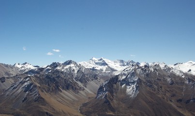 Mountain Peaks in Bhutan in the Himalayas © Chris