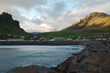 Icelandic Town on Route 1