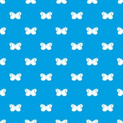 Butterfly pattern seamless blue