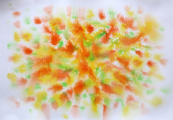 Obraz na płótnie Canvas multicolored watercolor stains